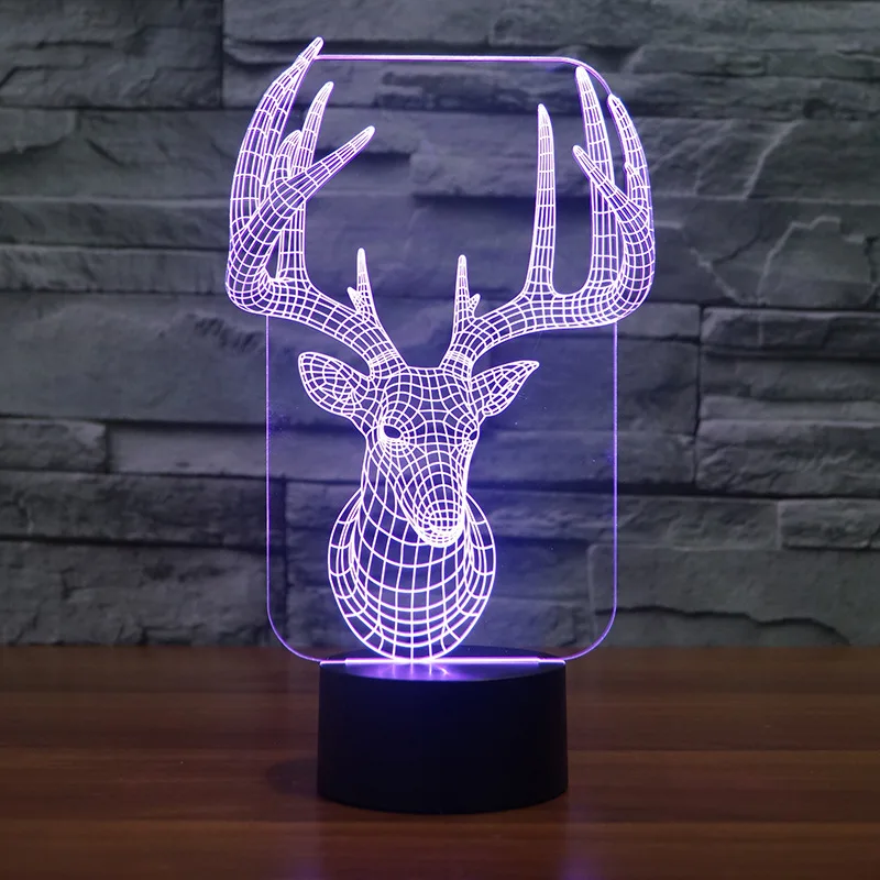 

FS-3192 New Style Deer Creative LED Night Light Lamp Wholesale Strange New Creative Electronic Gift Ambience Light