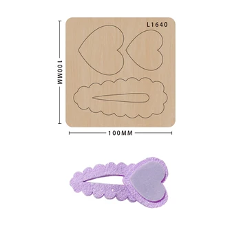 

Diy Cute Hairpin Cut Dies Template New Design Craft Wood Cutting Die Decoration Scrapbook Card Craft
