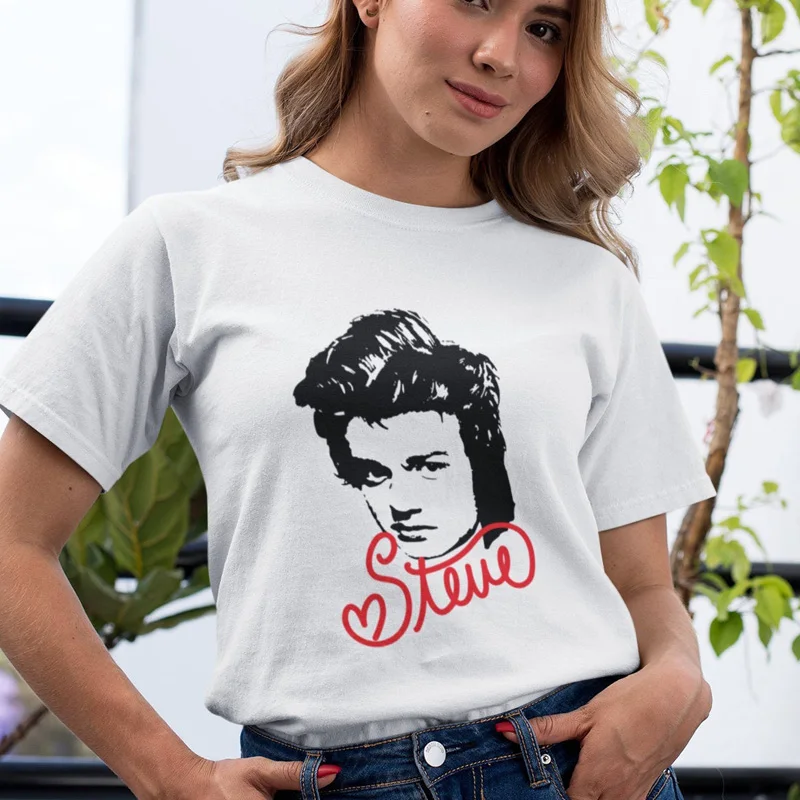 Странные вещи ТВ шоу футболка женские совки Ahoy Steve Harrington унисекс летние футболки