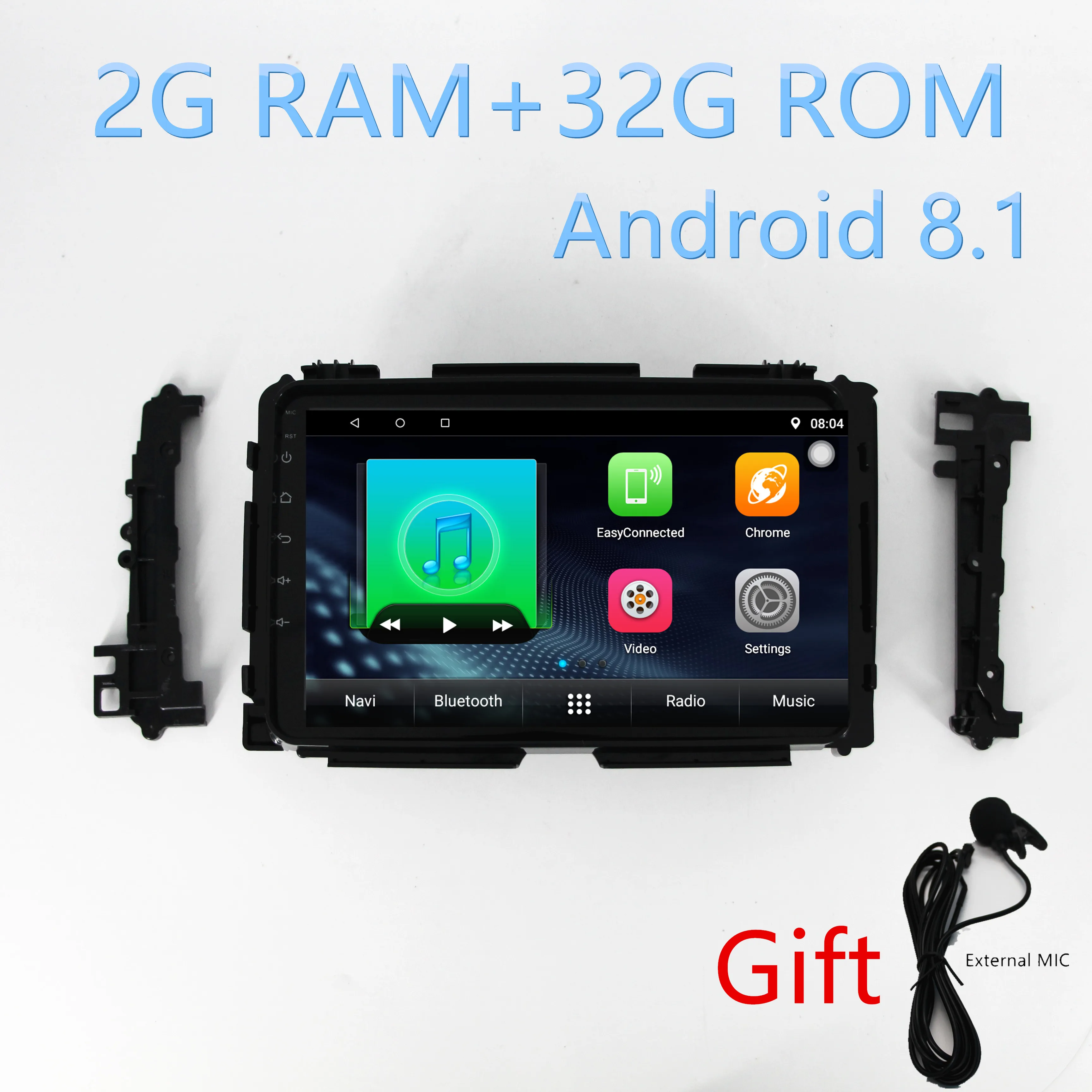 1din Car Android8.1 Gps Navigation Radio For Honda Vezel HR-V HRV.