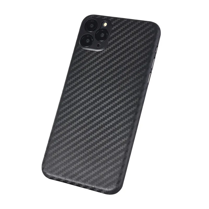 Подходит для iPhone 11 Pro Max чехол из углеродного волокна Ультратонкий матовый XS X 7/8