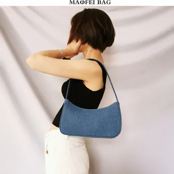 

Fashion women's bag 2020 new denim Hobos bag ladies shoulder bag ladies handbag ladies channels handbags tote bag for women