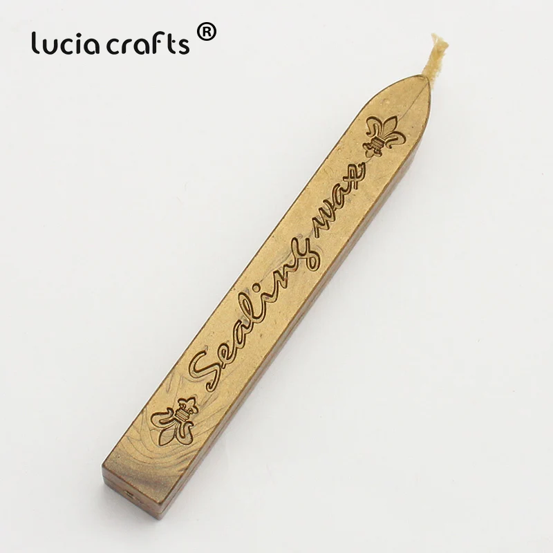 C12 Gold Распродажа! Lucia crafts 9*1,1*1,1 см красочные уплотнительные восковые палочки штамп воск для документов запечатывания 1 шт./лот I1108 - Цвет: C12 Gold