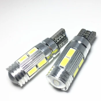 

2PCS Car Auto LED T10 Canbus 194 W5W 10 SMD 5630 LED Light Parking T10 LED Car Side Light Bulb No Error LED Light 12V