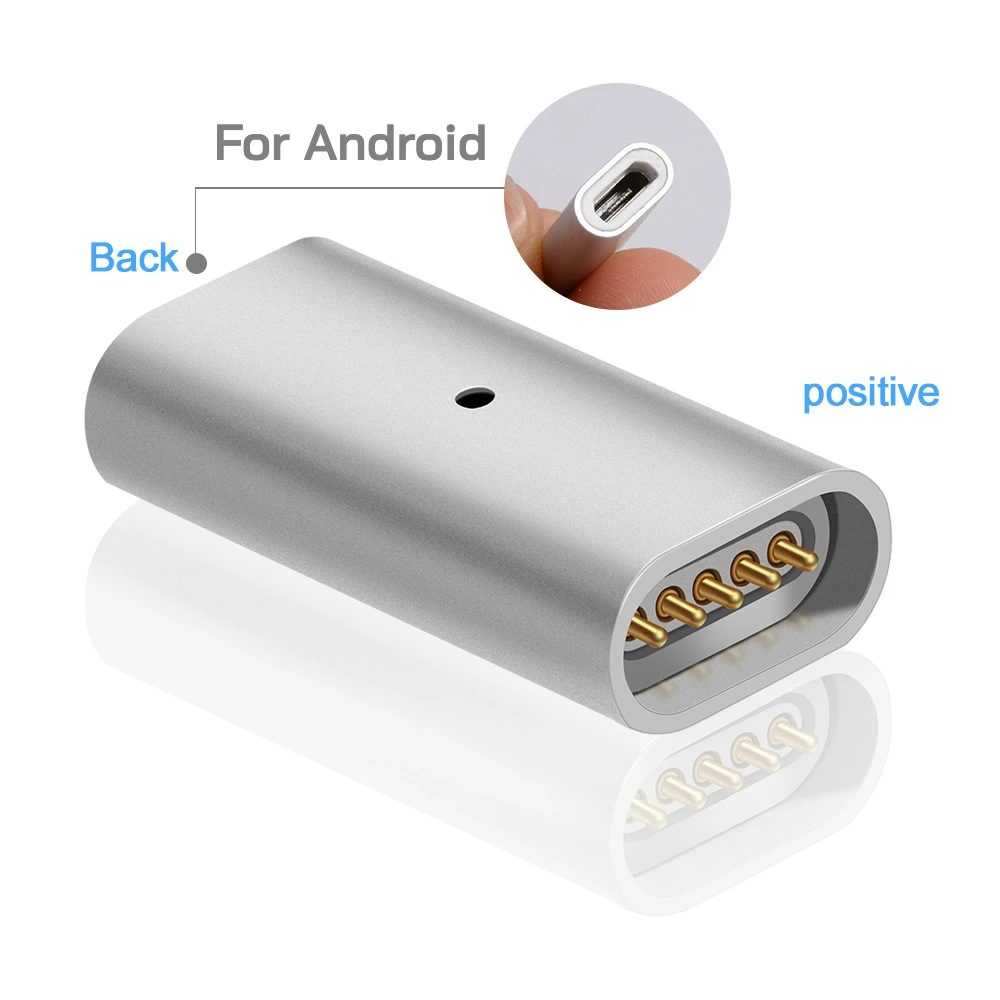 Micro Usb Magnet To Type-C/IOS/Android Charging Magnetic Adapter for Galaxy S8 Plus 6/7/8 Plus Magnetic Adapter Converter charger adapter power supply adapter battery charger adapter
