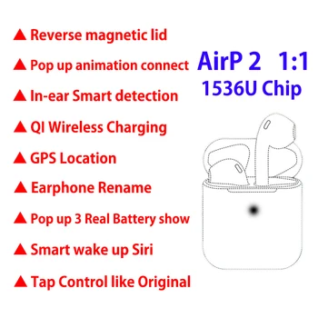 

Newest Airpodses TWS Headphone Wireless Bluetooth Earphones Hi-Fi stereo Earbuds Air2 Full Function pk i90000 i99999 pro tws