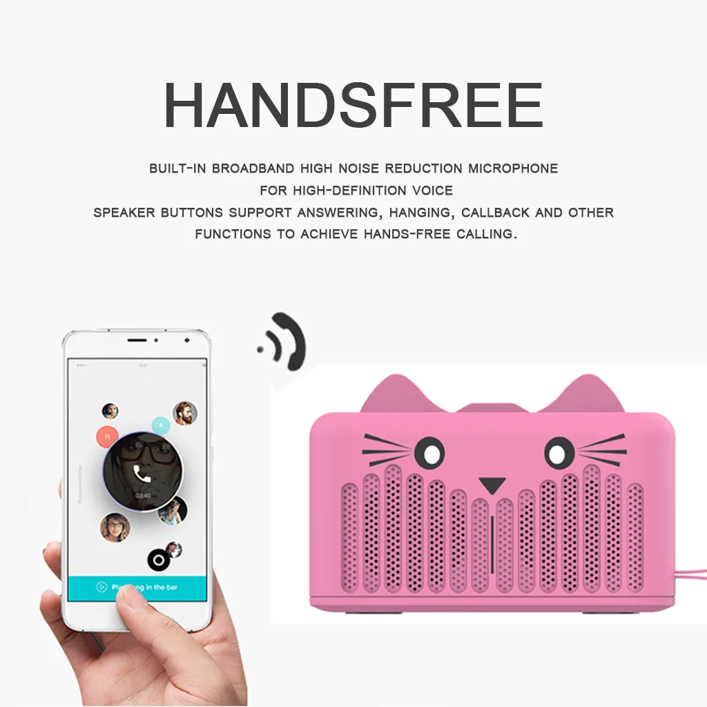 HIPERDEAL SG-05B открытый беспроводной bluetooth динамик стерео высокого качества динамик внешний вид с мультяшным милым изображением кота