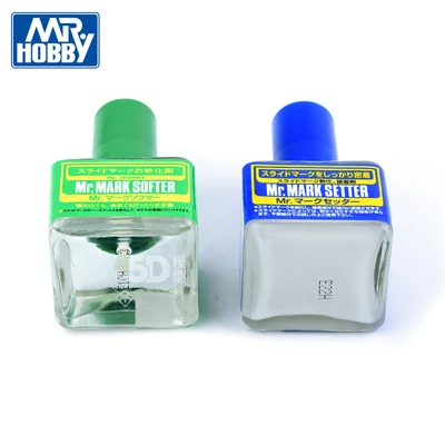 Mr.Hobby MS-231/ MS232 Professional Mark Decal Softer Setter With Glue  For Gundam Model Building Craft Hobby Tools Combo DIY 5