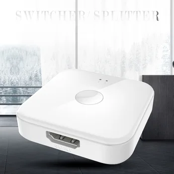 

Office Portable Home HDMI Switcher Multimedia One Key Screen Splitter Theater Systems Video HD 4K Two Way Audio Heat Dissipation
