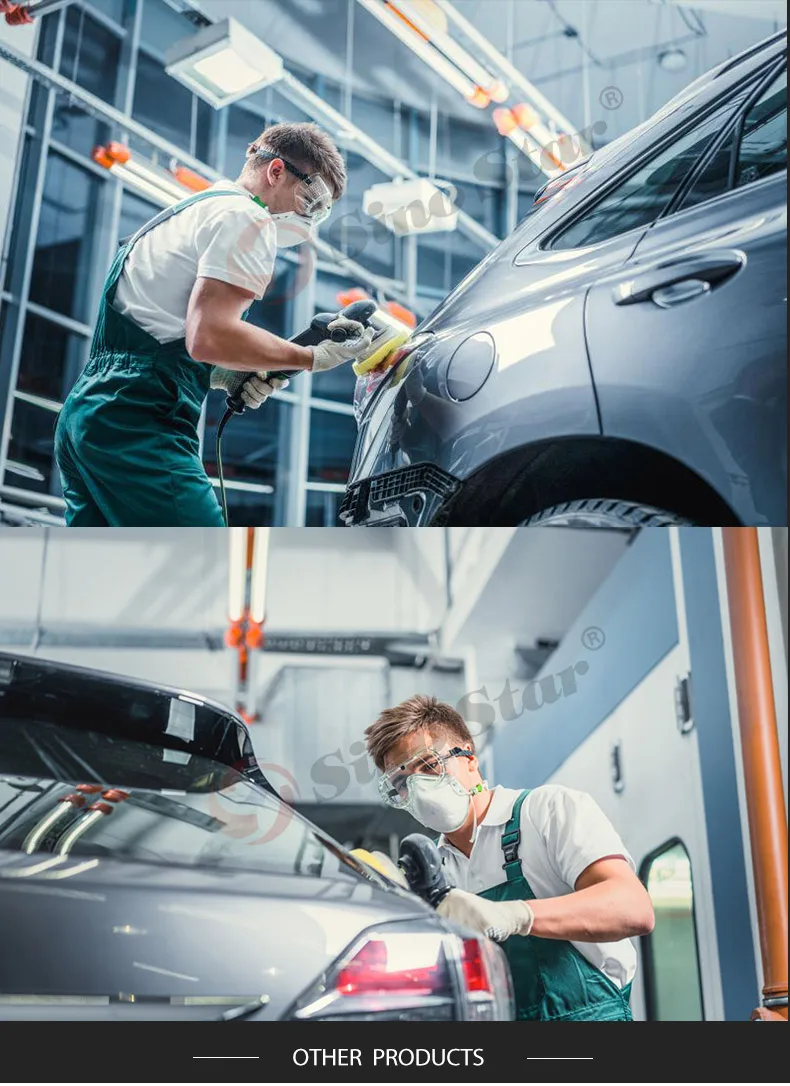 Горячая OEM качество Китай автомобиль полировки аппликатор с металлической гайки колодки 6"