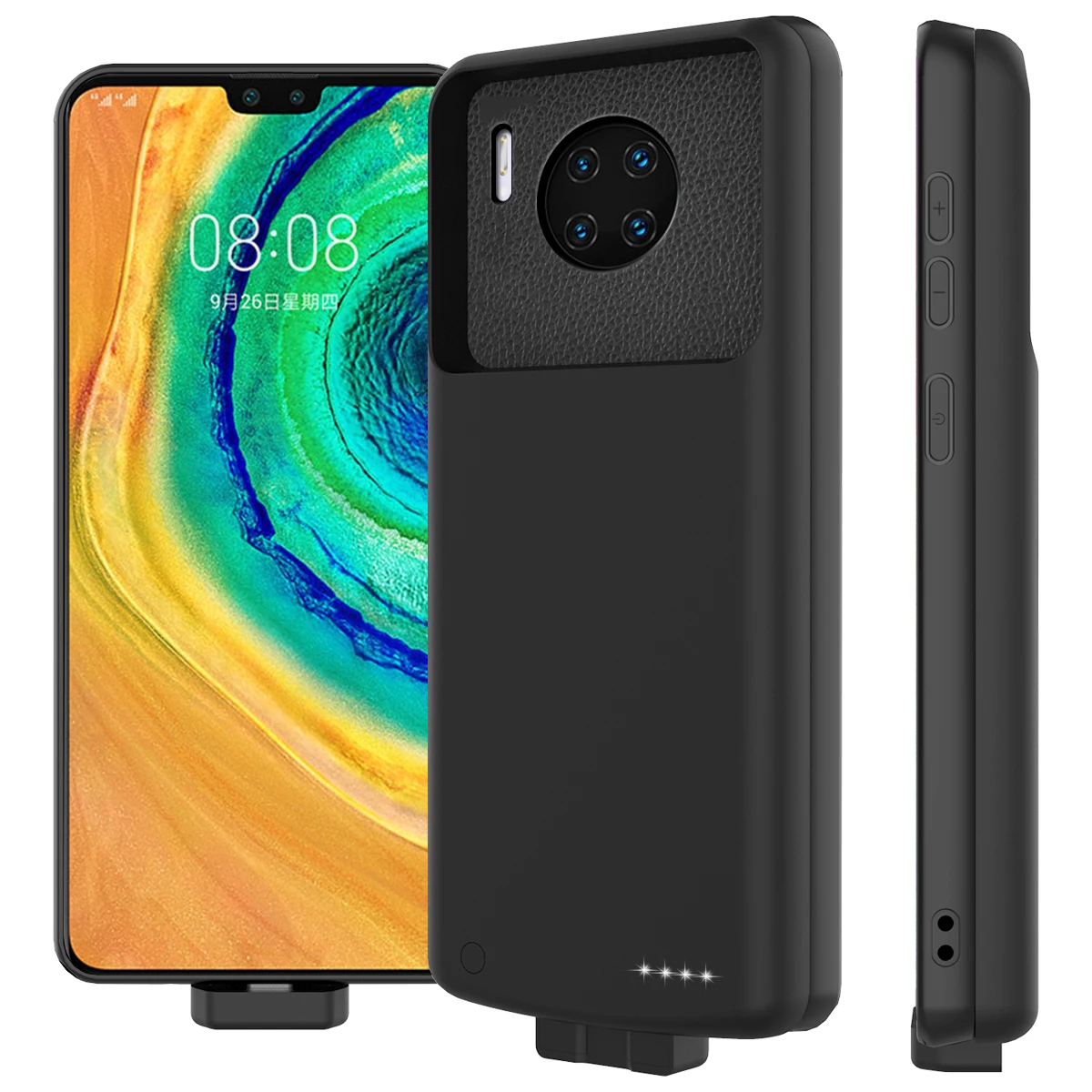 Для huawei mate 30 Pro зарядное устройство чехол 7000 мАч внешний резервный банк питания Зарядка матовый чехол 30 Pro Чехол Аккумулятор Coque
