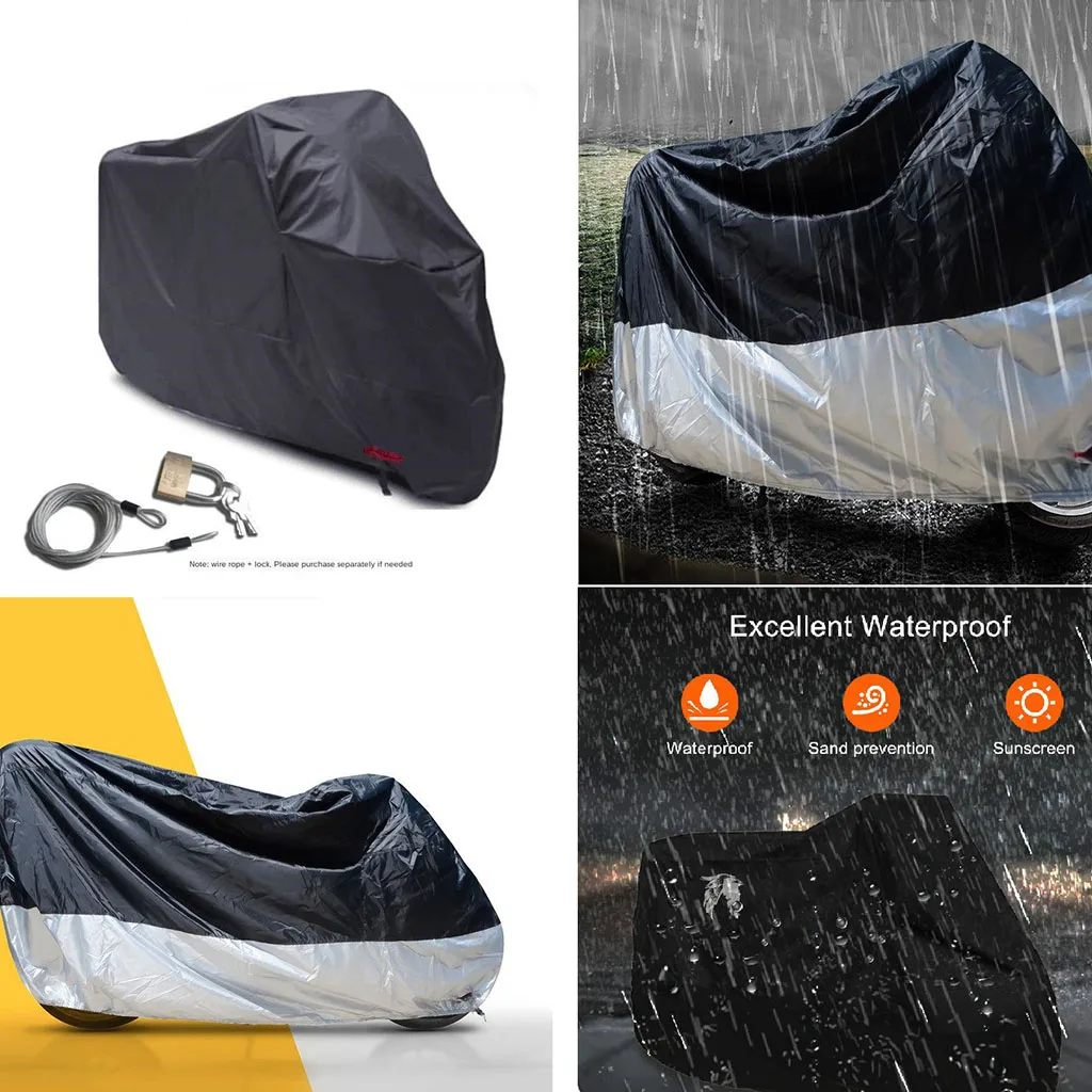 Professional Motorcycle Cover Waterproof Oxford Cloth Scooter Protector L
