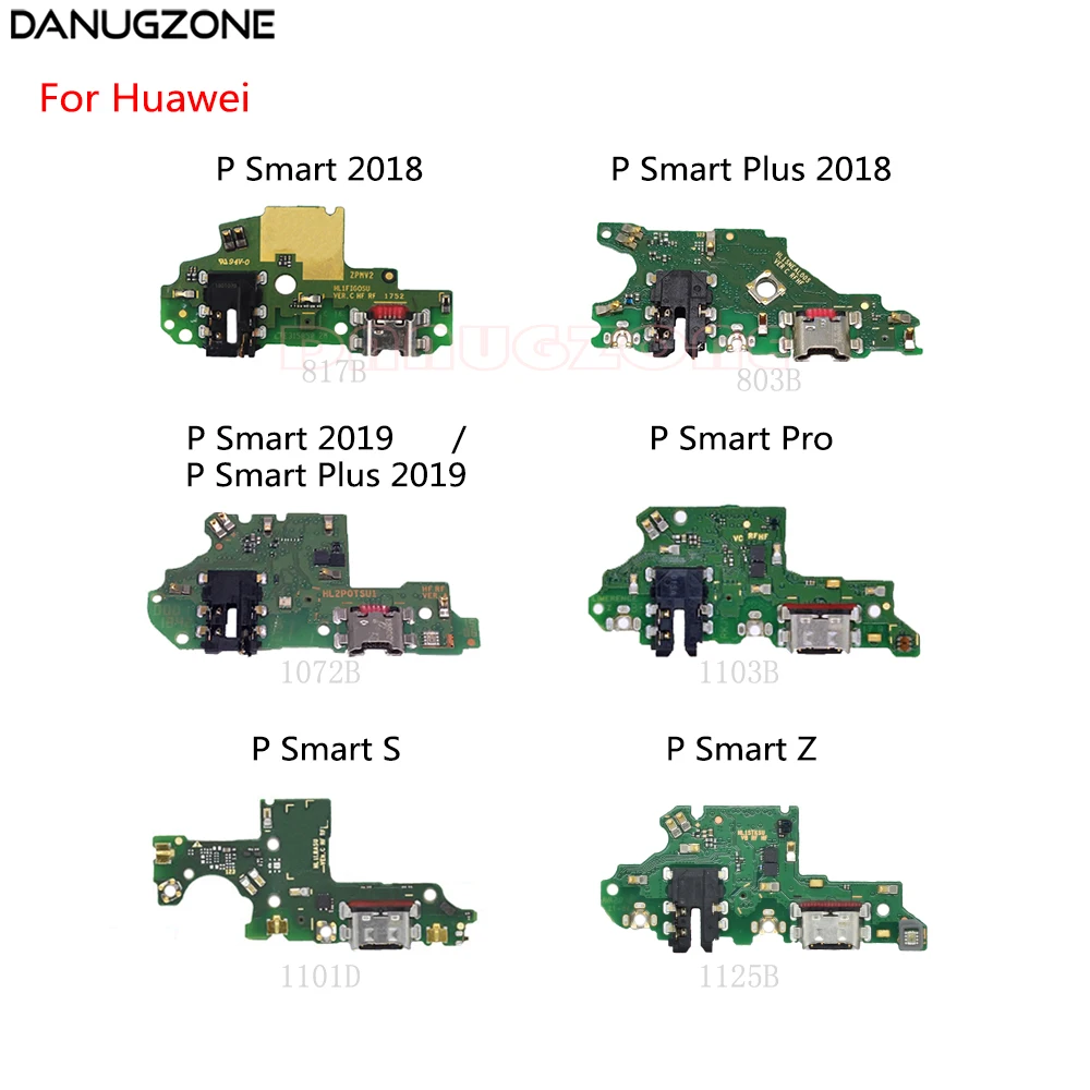 

Оригинальный USB-разъем для док-станции для зарядки, разъем, плата для зарядки, гибкий кабель для Huawei P Smart Plus 2019 2018 S Z Pro +