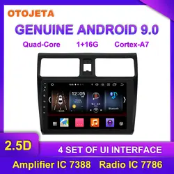 OTOJETA Android 9,0 плеер Автомобильный мультимедийный радио для 2006 2010 SUZUKI Swift gps навигация по Bluetooth Полный сенсорный магнитофон