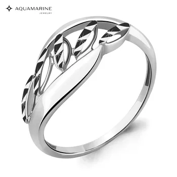 

AQUAMARINE classic ring without inserts Silver 925