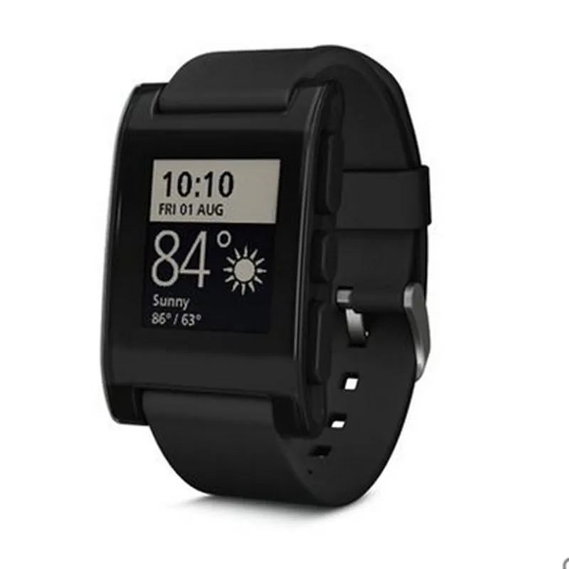 TTVXO для Pebble Watch многофункциональные умные часы Pebble E-paper умные часы Pebble 1 классические часы - Цвет: Black
