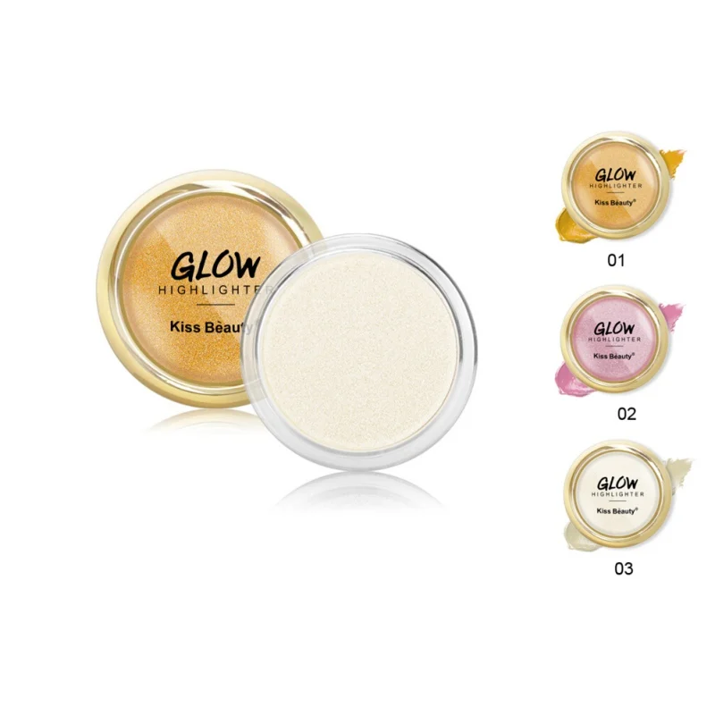Блеск для лица Highlighter пудра водонепроницаемые бронзаторы для щек Блеск Румяна Макияж Красота