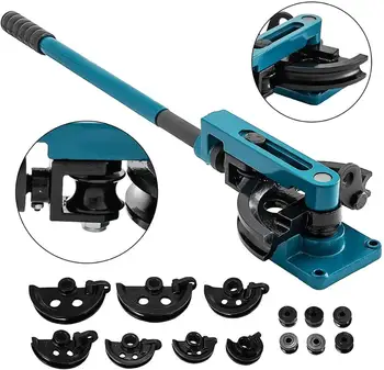 Best Manual Tube Tube Bender 10 - 25mm Tube Bender Set Bending Formers Fit For Stainless Steel Aluminum Copper Brass Tubes