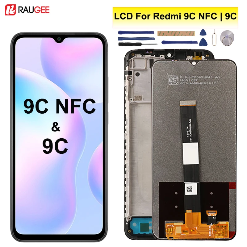Дисплей для Xiaomi Redmi 9C NFC ЖК-дисплей сенсорный экран 100% тест цифровой