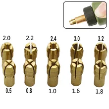 

1Pc Drill Chucks Adapter 0.5mm-2.0mm Dremel Mini Drill Chuck Chuck Adapter Micro Collet Brass for Power Rotary Weed Accessories