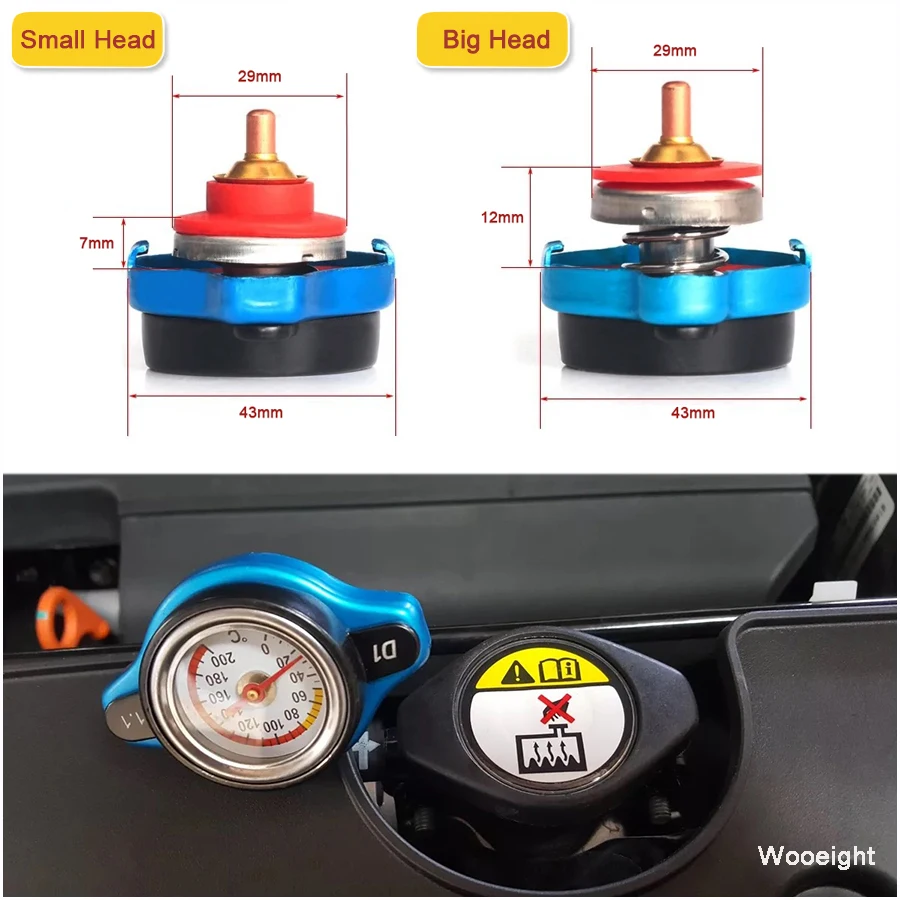 D1 Spec RACING Thermost крышка радиатора+ Датчик температуры воды 0.9bar/1.1bar/1.3bar крышка(малый размер