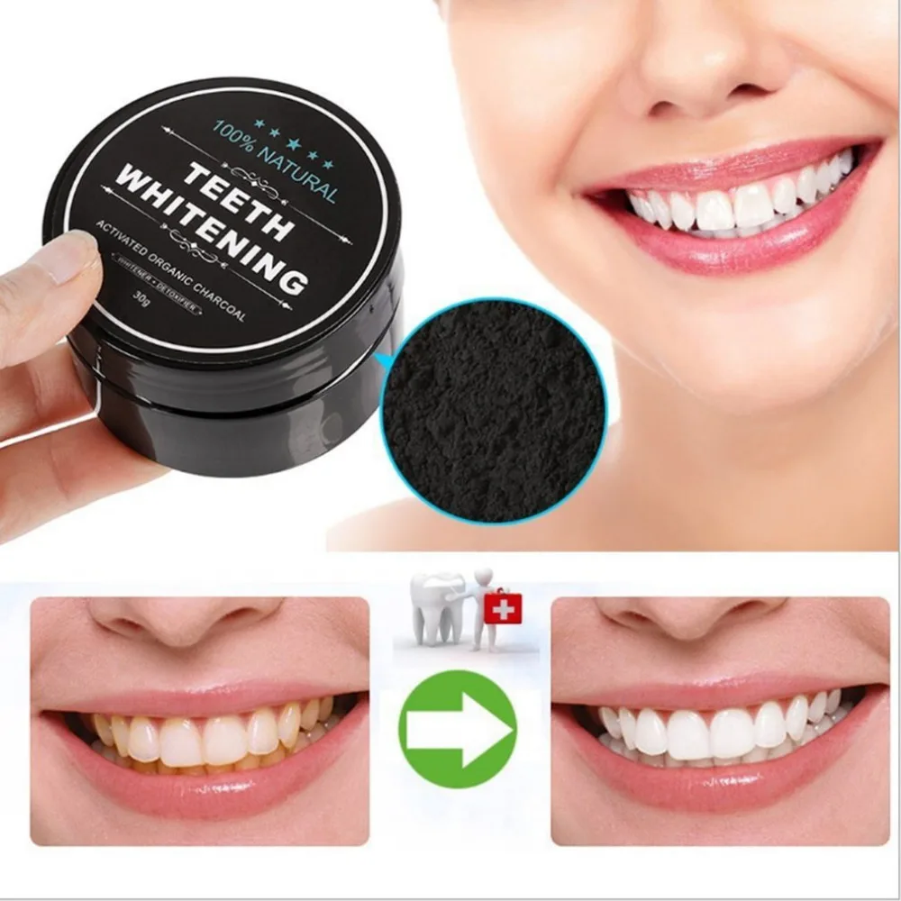 

120G/60G/30G Activated Charcoal Powder Teeth Whitening Cleaning Power Daily Use Teeth Whitening Scaling Powder Oral Hygiene