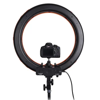 

RL-18 18 Inch Dimmable LED Video Ring Light with Tripod Stand for Youtube Live Streaming Camera Photo Flashes
