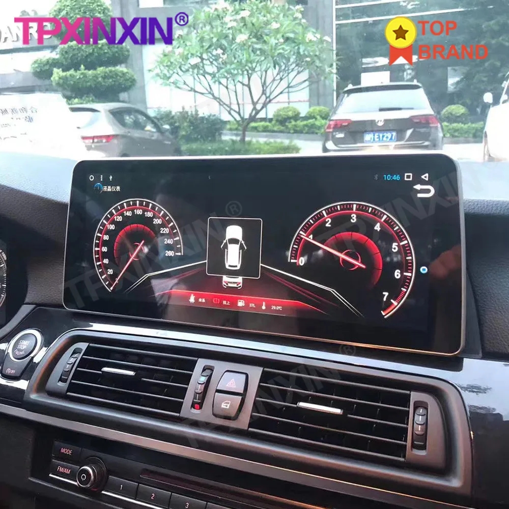 Автомобильный мультимедийный плеер 12 5 дюйма Android 11 8 + 256 ГБ для BMW 5GT Series F07 2009-2018