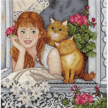 

Set for embroidery cross stitch MP Studio НВ-618 "Spring beauty