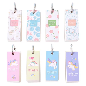 

4pcs Cute Kawaii Mini Notebook School Supply Vocabulary Writing Reciting Book Vocabulary Book for Boy Girl Gift