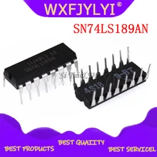 Todiys New 5Pcs for 74LS189 SN74LS189N SN74LS189AN 74LS189AN HD74LS189P DM74LS189N DIP-16 64-BIT Random Access Memory IC SN74LS189