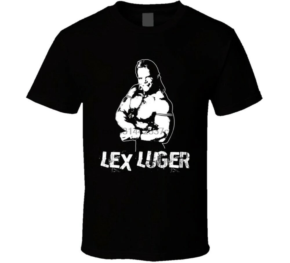 Футболка Lex Luger в стиле ретро с изображением легенд о борьбе | Мужская одежда
