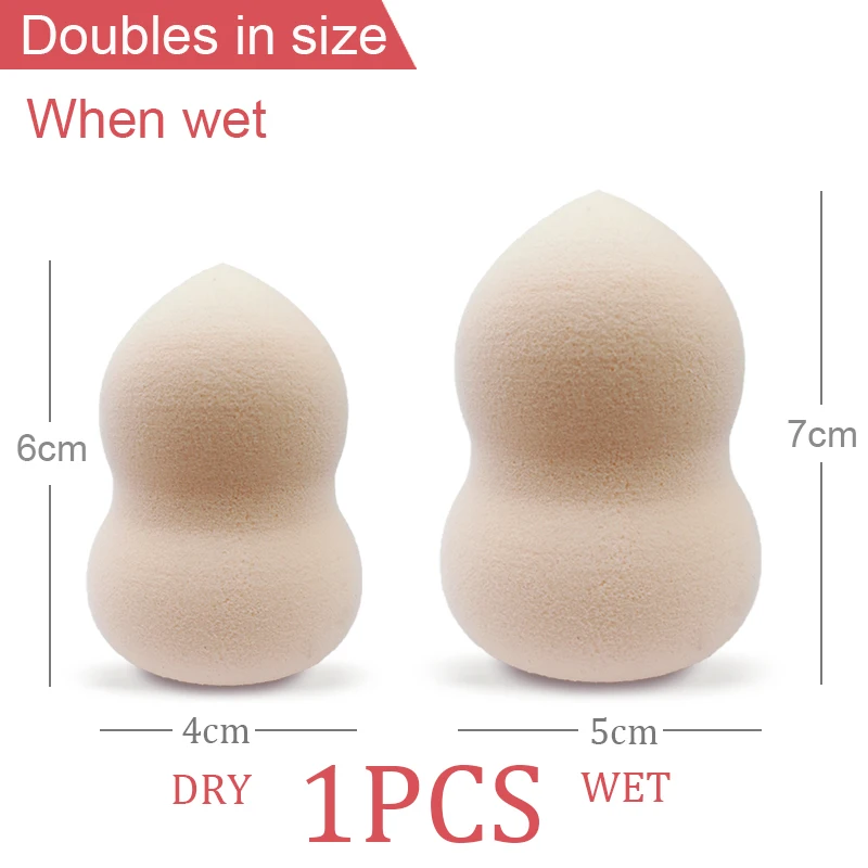 

Makeup sponge Gourd-shaped Three-Dimensional Latex Powder Puff esponja maquillaje foundation makeup sponge natural Beauty Tools