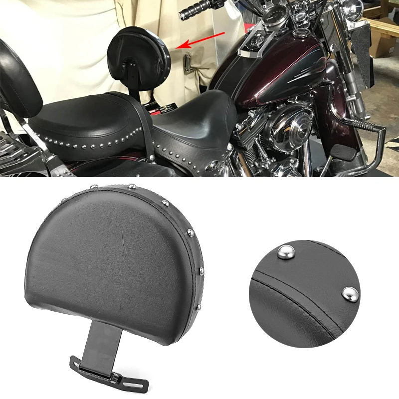 harley fatboy driver backrest