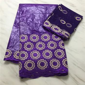 

African bazin riche getzner tulle lace fabric 2019 latest design basin riche getznet nouveau bazin brode African Wax 7yards/lot