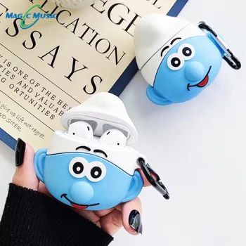 

Magic Music wireless bluetooth earphone case for Apple airpods 2 case silicone cover for airpods with keychain