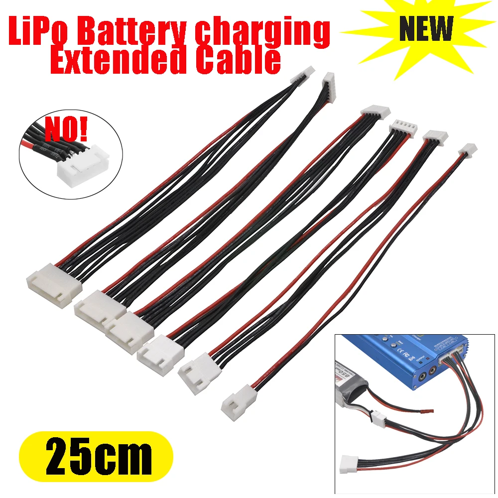 2 шт. кабель для зарядки LiPo 22AWG 200 мм|Детали и аксессуары| |