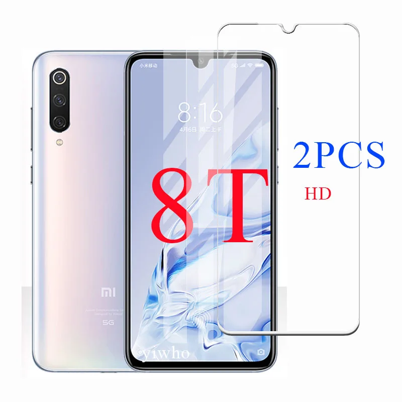 Прозрачный 2 шт., Защитное стекло для Xiaomi Redmi Note 8 t, защитная пленка для экрана Redmi Note8t Note8 T Note 8t 6,3 дюймов, защитная пленка из закаленного стекла - Цвет: Прозрачный