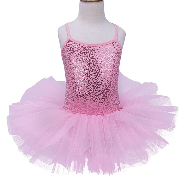 Disfraz de bailarina para niña, Ropa de baile con lentejuelas y flores,  leotardo Gimnástico, tutú de Ballet, novedad - AliExpress