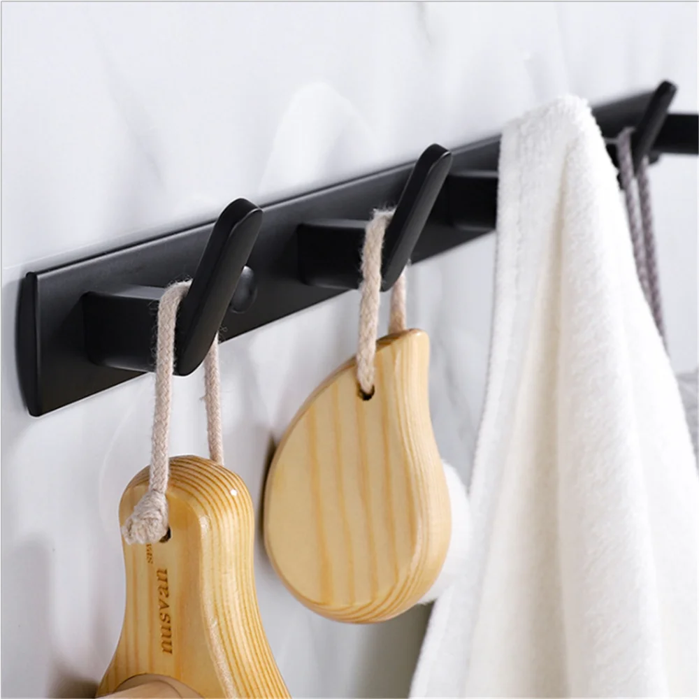 Bathroom Clothes Hanger Wall Hook Towel Hook Coat Rack Hallway Balcony Corner Door Clothes Shelf Key Holder for Kitchen Bedroom