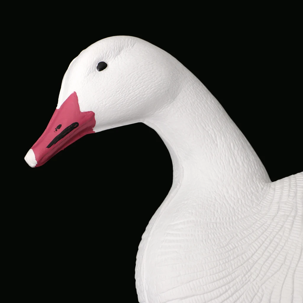 4 шт. Белый гусь манок охота садовые декорации декоративные птицы Scarer
