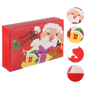 

10pcs Durable Creative Practical Packing Boxes Gift Boxes Nougats Boxes for Biscuits Nougats Candy