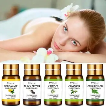 

5ml Pure Essential Oil For Aromatherapy Diffusers Natural Essential Oil Skin Care Lift Skin Plant Fragrance Oil Massage Oil