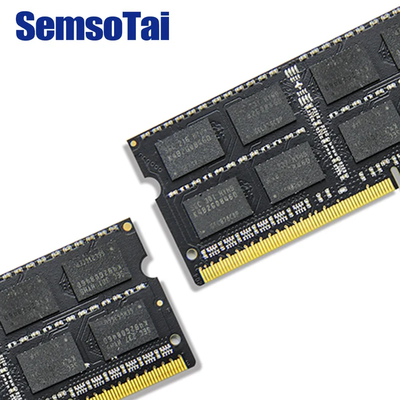SemsoTai ram ddr3 4gb 1600MHz Память PC3-12800 CL = 11 1,35 v 204Pin 0~ 85 градусов пожизненная гарантия для ноутбука память оперативная память ddr 3 4g