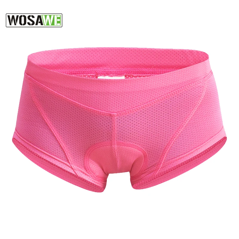 

Cycling Underwear 3D Gel Padded Shock Resistant Pink Underpant Breathable Bicycle Clothing