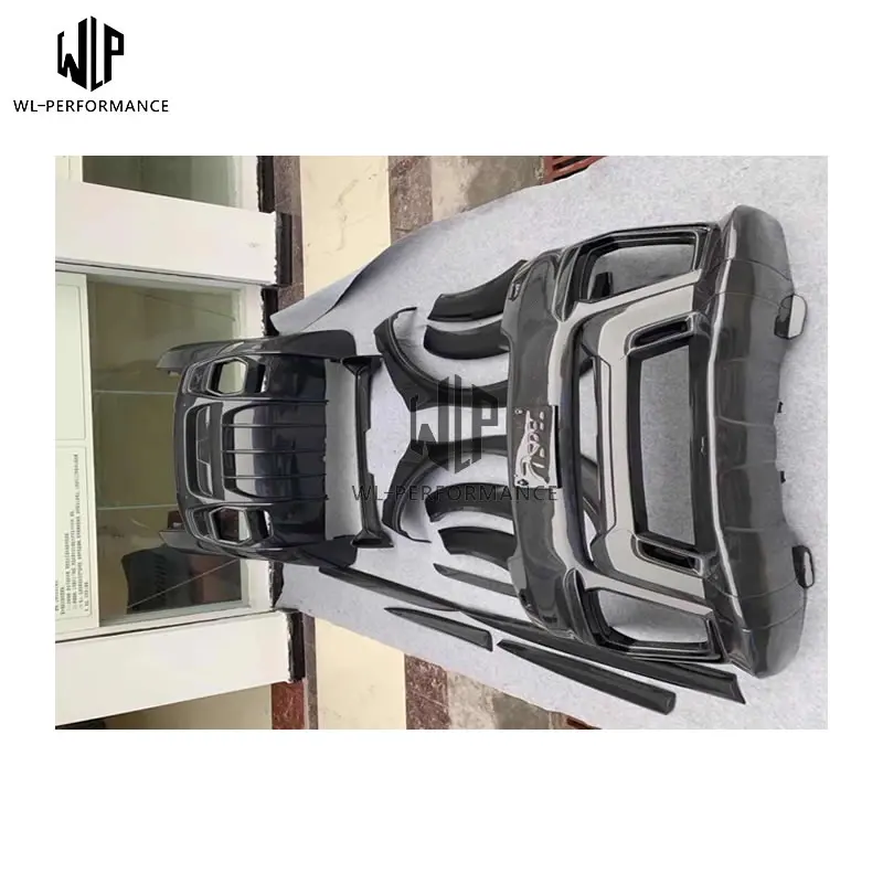 FRP ASPEC комплект кузова автомобиля FRP Неокрашенный передний бампер задний бампер боковые юбки для Range Rover Sport Mansory kit 14-18