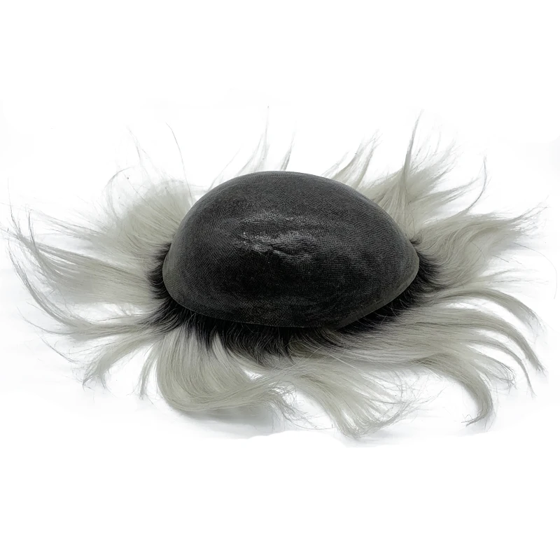 Thin Skin Base T Color Toupee Human Hair Very Cool And Very Popular