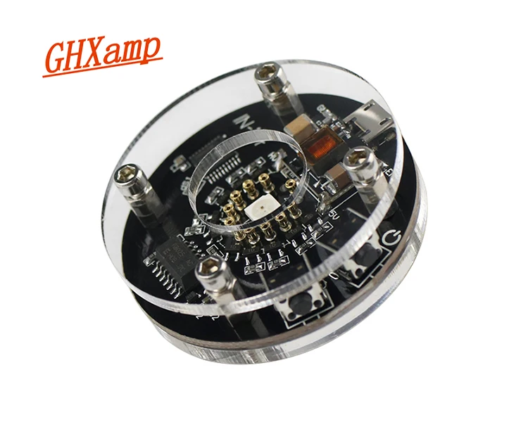 GHXAMP IN-14 однотрубные светящиеся часы Nixie Трубка аудио аксессуары для дома Diy USB 5V