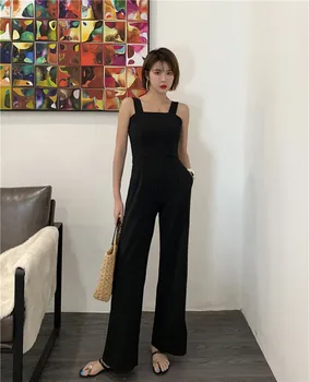

Fashion Women Bodycon Hot Backless Summer Jumpsuit Sleeveless Playsuit beach Straight Solid Party club Holiday Romper