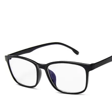 Новая прозрачная маленькая коробка очки рамка мужские и женские плоские зеркальные простые ветровые удобные легкие очки Рамка